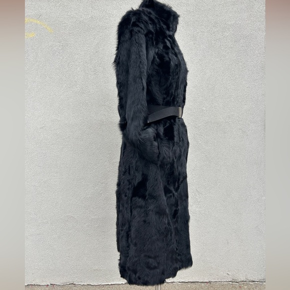 Y2K fitted genuine fur coat from Joseph made in France - Picture 3 of 10